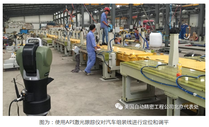 使用API激光跟蹤儀對(duì)汽車組裝線進(jìn)行定位和調(diào)平 
